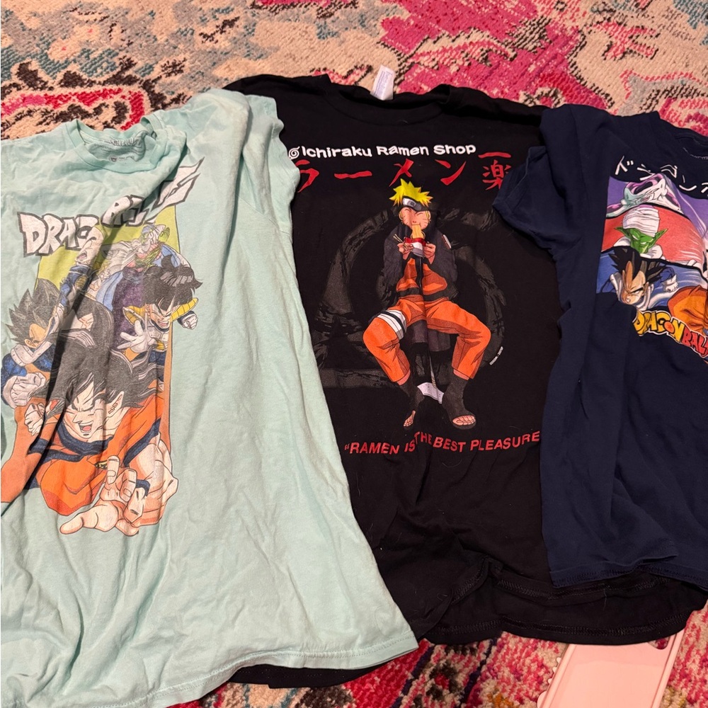 Anime Graphic T-Shirts Set